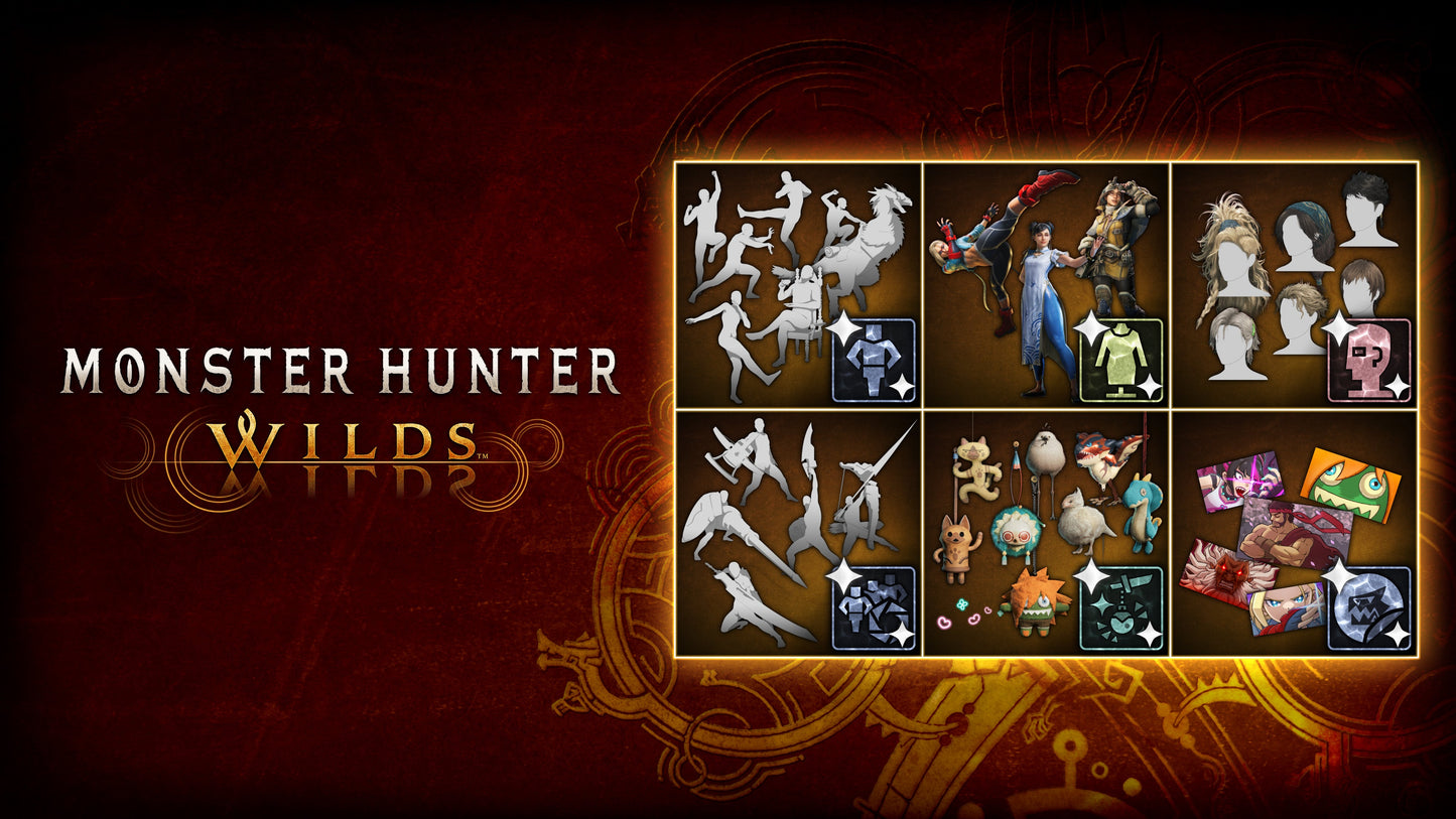 [JP]Monster Hunter Wilds Extras Cosmetic DLC Pack(Steam)